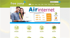 Desktop Screenshot of free-zona.sk