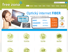 Tablet Screenshot of free-zona.sk